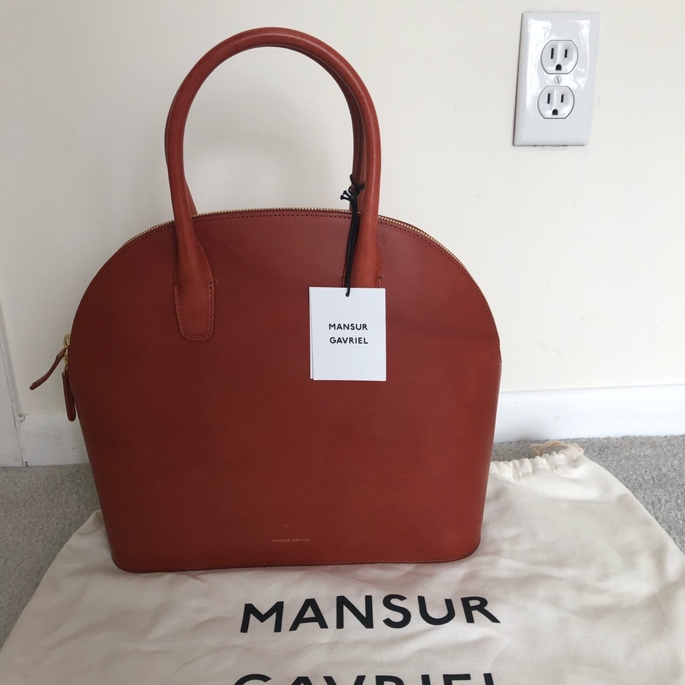 Mansur Gavriel leather handle bag